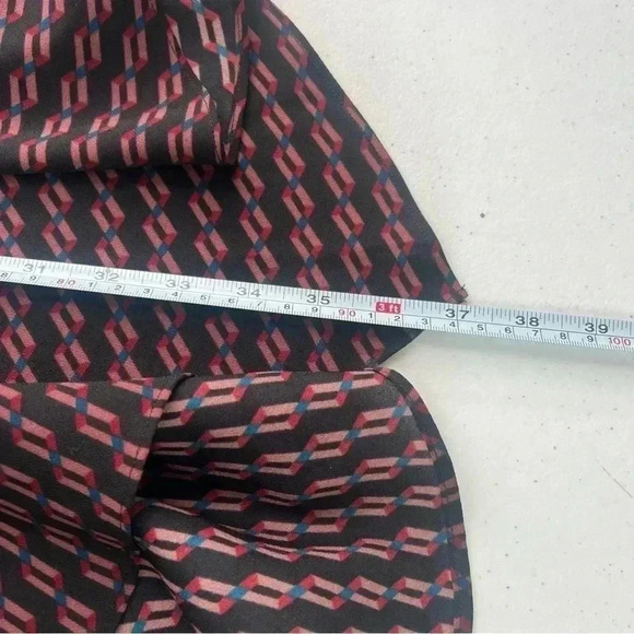 BCBGMaxAzria Drew Dress Geometric Print Front Zip Sz XXS - Picture 16 of 16